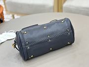 Chloe Small Paddington Shoulder Bag In Dark Blue - 4