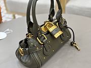 Chloe Small Paddington Shoulder Bag In Dark Green - 6