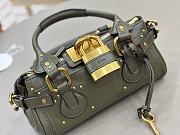 Chloe Small Paddington Shoulder Bag In Dark Green - 3