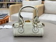 Chloe Small Paddington Shoulder Bag In Greyish Blue - 2