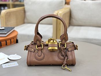 Chloe Small Paddington Shoulder Bag In Brown