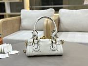 Chloe Small Paddington Shoulder Bag In White - 4