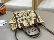 Chloe petit sac cabas Iconic en raphia - 6