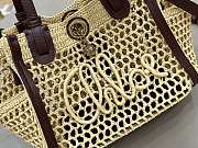 Chloe petit sac cabas Iconic en raphia - 4