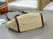 Chloe petit sac cabas Iconic en raphia - 3