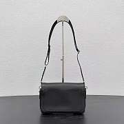 Balenciaga Le 7 Cube Messenger Bag Small in black grained calfskin - 4