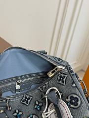 Louis Vuitton Speedy 25 monogram washed denim bag - 3