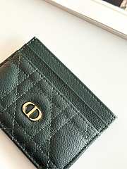 Dior Freesia Caro Card Holder In Green - 6