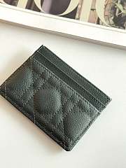Dior Freesia Caro Card Holder In Green - 5