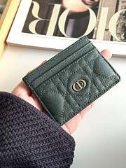 Dior Freesia Caro Card Holder In Green - 3