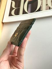 Dior Freesia Caro Card Holder In Green - 2