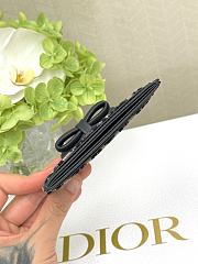 Dior Promenade Freesia Card Holder Blue Oblique Jacquard - 3