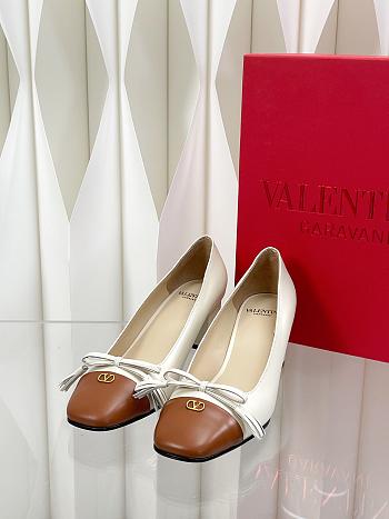 Valentino Vlogo 6cm Garavani Valet Du Roi White/Brown
