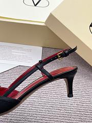 Valentino 50mm Garavani Cherryfic Slingback In Black - 3