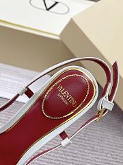Valentino 80mm Garavani Cherryfic Slingback In White - 4