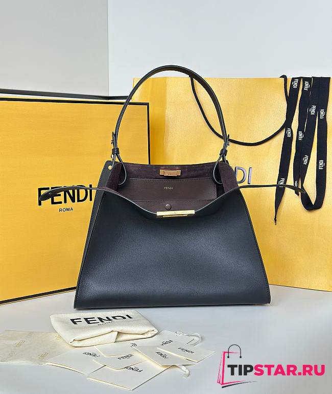 Fendi Way Medium Bag In Black - 1
