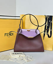 Fendi Way Medium Bag In Brown - 1
