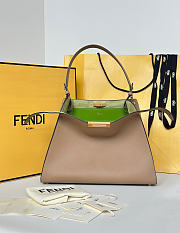 Fendi Way Medium Bag In Beige - 1