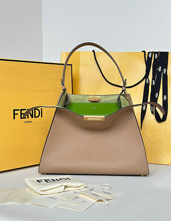 Fendi Way Medium Bag In Beige