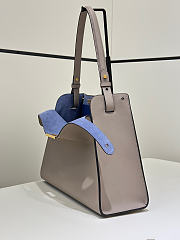 Fendi Way Medium Bag In Grey - 4