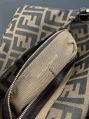 Fendi Zucca Baguette Tobacco Bag Gold Hardware - 6