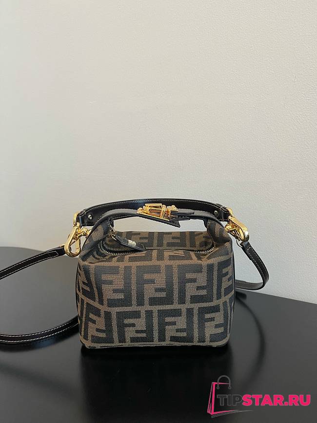 Fendi Zucca FF Top Handle Bag Vintage Brown - 1