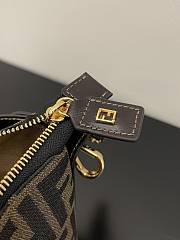 Fendi Zucca FF Top Handle Bag Vintage Brown - 6