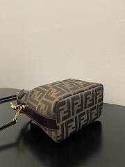 Fendi Zucca FF Top Handle Bag Vintage Brown - 3