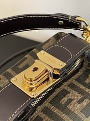 Fendi Zucca FF Top Handle Bag Vintage Brown - 4