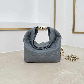 Dior Mini Sac hobo Dior Toujours Bag In Blue Gray