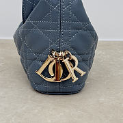 Dior Mini Sac hobo Dior Toujours Bag In Blue Gray - 5