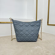 Dior Mini Sac hobo Dior Toujours Bag In Blue Gray - 3