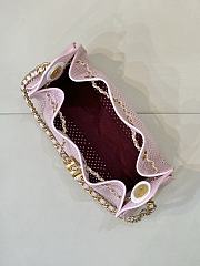 Chanel Calfskin Mini Chanel 25 Handbag Pink - 6
