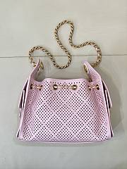 Chanel Calfskin Mini Chanel 25 Handbag Pink - 2