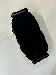 Chanel Mini 25 Hobo Bag Black Pony Hair Gold Hardware - 6