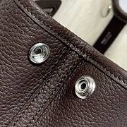 Hermes Mini 23 Negonda Neo Garden Ebene In Chocolate Brown - 3