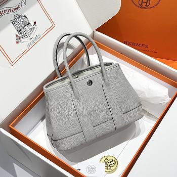 Hermes Mini 23 Negonda Neo Garden Ebene In Gris Pale