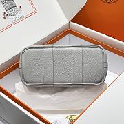 Hermes Mini 23 Negonda Neo Garden Ebene In Gris Pale - 2