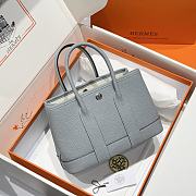 Hermes Mini 23 Negonda Neo Garden Ebene In Gris Perle - 1