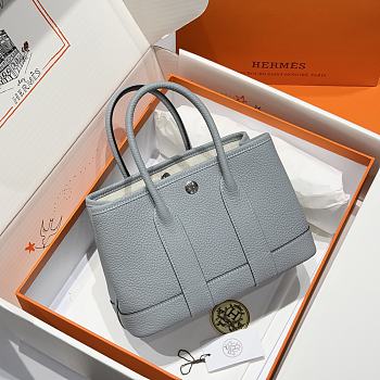 Hermes Mini 23 Negonda Neo Garden Ebene In Gris Perle
