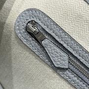 Hermes Mini 23 Negonda Neo Garden Ebene In Gris Perle - 6