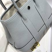 Hermes Mini 23 Negonda Neo Garden Ebene In Gris Perle - 4