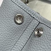 Hermes Mini 23 Negonda Neo Garden Ebene In Gris Perle - 2