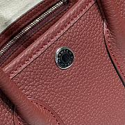 Hermes Mini 23 Negonda Neo Garden Ebene In Burgundy - 4