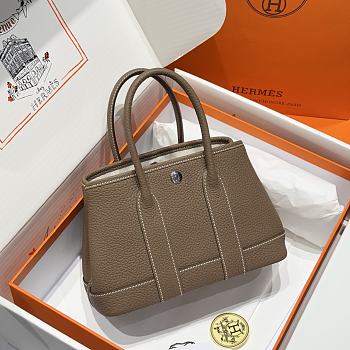 Hermes Mini 23 Negonda Neo Garden Ebene In Taupe Brown