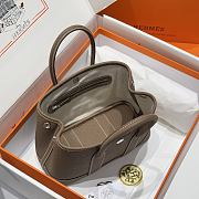 Hermes Mini 23 Negonda Neo Garden Ebene In Taupe Brown - 5