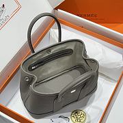 Hermes Mini 23 Negonda Neo Garden Ebene In Gray - 6