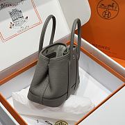 Hermes Mini 23 Negonda Neo Garden Ebene In Gray - 4