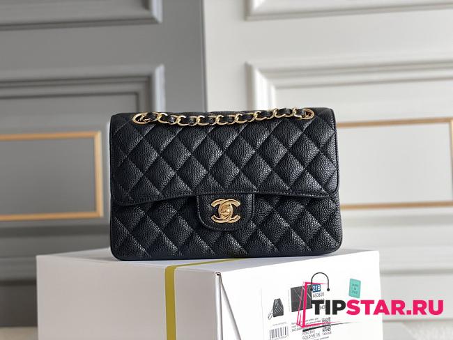 Chanel Classic Flap Bab In Black Size 23x14.5x6 cm - 1