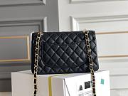 Chanel Classic Flap Bab In Black Size 23x14.5x6 cm - 6